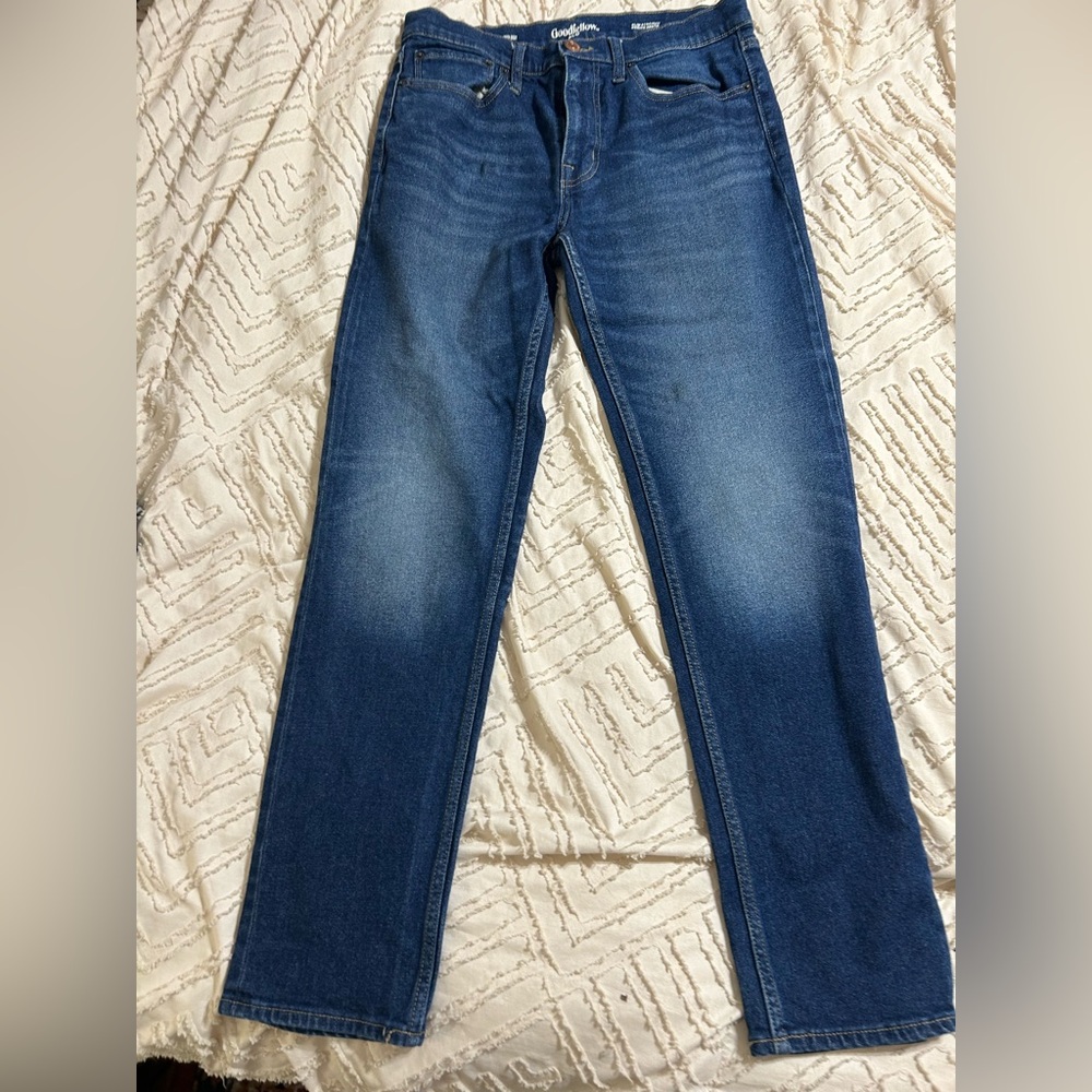 Goodfellow & Co Men's Slim Straight 32x32 Denim Blue Jeans